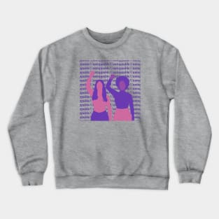 Unstoppable Women Purple Crewneck Sweatshirt